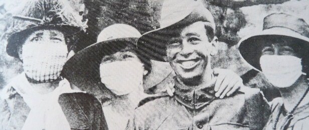 Returned soldiers at La Perouse hospital - 1918